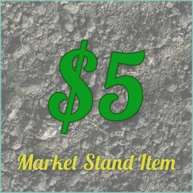 $5 Market Stand Item